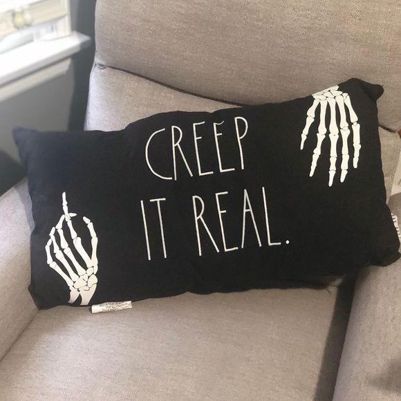 Rae Dunn Other - Rae Dunn Creep It Real Halloween Pillow